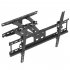  US Direct  Original LEADZM TV Wall Mount Full Motion Bracket TMDS 204 32 70 Inches Dual Articulating Arms Bearing 50KG Tilt range 0 15   black