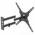  US Direct  Original LEADZM Tv Wall Mounting  Bracket 26 55 Inch Tv Stand Adjustable Tilt Angle Rotation With Horizontal Bubble black