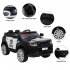  US Direct  Original LEADZM Jc002 Electric Car Dual drive Children Remote Control Car With Remote Control With Microphone black