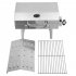  US Direct  Original Portable Gas Grill  Stove Zokop Tg 5u Square Stainless Steel Bbq Stove Silver