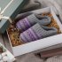  US Direct  Original RockDove Women s Fair Isle Sweater Knit Memory Foam Slipper Periwinkle 5 6