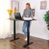  US Direct  Original Smugdesk Standing Desk  48 x 24 inches Computer Desk Electric Height Adjustable Table Home Office Desk with Splice Board and Black Frame