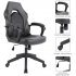  US Direct  Original Smugdesk Racing Gaming Chair Executive Bonded Leather Computer Office Chair with Adjustable Height and Padding Armrest