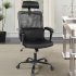  US Direct  Original Smugdesk Office Chair  High Back Ergonomic Mesh Desk Office Chair with Padding Armrest and Adjustable Headrest Black