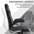  US Direct  Original Smugdesk Office Chair  Gaming Chair Bonded Leather  Ergonomic Computer Desk Chair Task Swivel Executive Chairs High Back with Flip up Armre