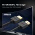  US Direct  Original UGREEN 4K HDMI Cable Slim HDMI to HDMI 2 0 Cable for PS4 Apple TV Splitter Switch Box 60Hz Audio Video Cabo Cord Cable HDMI 2 0 Black