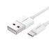  US Direct  Original UGREEN Lightning Cable for Charging and Data Sync  Up to 2 4A  Compatible with Apple Devices  3 ft  White  White 2M