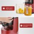  US Direct  Original ZOKOP  Slow  Juicer Set Alw j18 120v 150w 1000ml Juicer Jar 1500ml Pulp Collector red