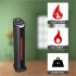  US Direct  Original ZOKOP Ht1053 1500w Digital Slim Space Heater With Two Heat Settings Us Plug black