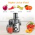  US Direct  Original ZOKOP Juicer  Machines Extractor Alw j09 110v 800w 85mm 3 Modes Adjustable Juicers For Fruit Vegetable black