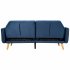  US Direct  Orisfur  Futon Sofa Bed  Velvet Upholstered Modern Convertible Folding Futon Lounge Couch For Living Space  Apartment  And Dorm