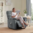 [US Direct] Orisfur. Power Lift Chair For Elderly With Adjustable Massage Recliner Chair With Heating System For Living Room