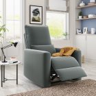 [US Direct] Orisfur. Recliner Chair With Padded Seat Microfiber Manual Reclining Sofa For Bedroom & Living Room, Infinitely Combination With Four Armrests And Two Backrests