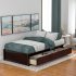 US Direct  Orisfur  Twin Size Platform Storage Bed with 3 Drawers