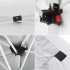  US Direct  Outdoor Camping Folding Tent Waterproof 3 Adjustable Height Oxford Cloth Tent With Carry Bag 3 X 6m White