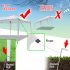  US Direct  Outdoor Camping Folding Tent Waterproof 3 Adjustable Height Oxford Cloth Tent With Carry Bag 3 X 6m White