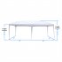  US Direct  Outdoor Camping Folding Tent Waterproof 3 Adjustable Height Oxford Cloth Tent With Carry Bag 3 X 6m White