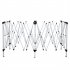  US Direct  Outdoor Camping Folding Tent Waterproof 3 Adjustable Height Oxford Cloth Tent With Carry Bag 3 X 6m White