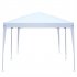  US Direct  Outdoor Camping Folding Tent Waterproof 3 Adjustable Height Oxford Cloth Tent With Carry Bag 3 X 6m White