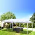  US Direct  Outdoor Camping Folding Tent Waterproof 3 Adjustable Height Oxford Cloth Tent With Carry Bag 3 X 6m White