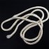  US Direct  Outdoor Camping Hammock Multi functional Wood Pole Cotton Rope Sleep Hammock With Binding Ropes 200 X 80cm White