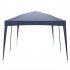  US Direct  Outdoor Folding Tent Adjustable Height Home Use Camping Waterproof Sun Shelter Tent With Carry Bag 3 X 6m blue