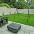  US Direct  Outdoor Garden Iron Swing Frame Heavy Duty Metal Swing Frame For Indoor Outdoor Activities Garden Backyard bronze