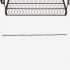  US Direct  Outdoor Garden Iron Wire Double Swing Chair Rust Resistant Hanging Swing For Porch Patio Home Decoration dark brown