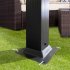  US Direct  Outdoor Patio Retractable Pergola Spacious Space Shady Shelters 13 X 10ft For Performance Exhibition Barbecue Party grey