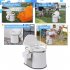  US Direct  Outdoor Portable Toilet With Carton slip Strip Travel Toilet For Camping  hiking  fishing 52 5 x 42 5 x 66cm off white