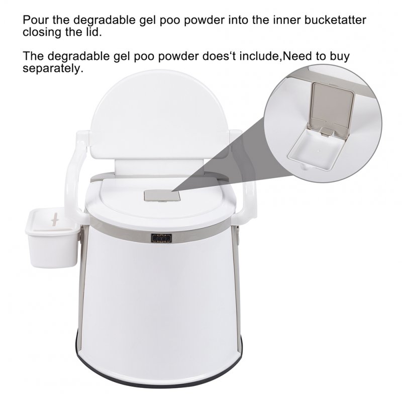 US Outdoor Portable Toilet with Carton/slip Strip Travel Toilet