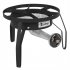  US Direct  Outdoor Round Gas Stove 20w BTU Diameter 26cm Heating Stove Furnace With 1 2m Leather Tube 0 20psig High Pressure Valve black