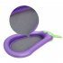  US Direct  Outdoor Swimming Inflatable Lounge Float  Giant Purple Eggplant Pool Floats Water Pool Raft with 3 Cup Holder