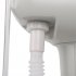  US Direct  Outdoor Wash Basin Portable Removable Outdoor Sink Vanity Sink Equipped With Towel Rack Moving Wheels White
