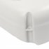  US Direct  Outdoor Wash Basin Portable Removable Outdoor Sink Vanity Sink Equipped With Towel Rack Moving Wheels White