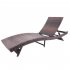  US Direct  Patio Furniture Outdoor Rattan Wicker Lounge  Chair With Removable Cushions Brown gradient