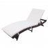  US Direct  Patio Furniture Outdoor Rattan Wicker Lounge  Chair With Removable Cushions Brown gradient