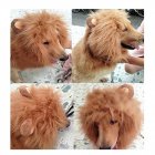  US Direct  Pet Costume Lion Mane Wig with Ears for Dog Cat Halloween Clothes Fancy Dress up L