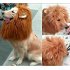  US Direct  Pet Costume Lion Mane Wig with Ears for Dog Cat Halloween Clothes Fancy Dress up L
