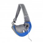  US Direct  Pet Dog Breathable Mesh Travel Safe Sling Bag For Dogs Cats Outdoor Blue L