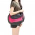  US Direct  Pet Travel Bag Sling Backpack Travel Tote Single Shoulder Bag For Dogs Cats Rose Red L