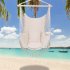  US Direct  Pillow Hanging Chair With Tassel Lightweight Sleep Hammock For Camping Hiking Traveling 100 X 130 Cm beige