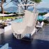  US Direct  Pillow Hanging Chair With Tassel Lightweight Sleep Hammock For Camping Hiking Traveling 100 X 130 Cm beige