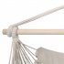  US Direct  Pillow Hanging Chair With Tassel Lightweight Sleep Hammock For Camping Hiking Traveling 100 X 130 Cm beige