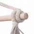  US Direct  Pillow Hanging Chair With Tassel Lightweight Sleep Hammock For Camping Hiking Traveling 100 X 130 Cm beige