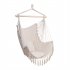  US Direct  Pillow Hanging Chair With Tassel Lightweight Sleep Hammock For Camping Hiking Traveling 100 X 130 Cm beige
