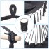  US Direct  Pillow Hanging Chair With Tassel 198lbs Load Capacity Sleep Hammock For Patio Porch Garden Backyard Decor grey