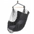  US Direct  Pillow Hanging Chair With Tassel 198lbs Load Capacity Sleep Hammock For Patio Porch Garden Backyard Decor grey