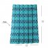  US Direct  Polyester Fabric Geometric Pattern Bathroom Decoration Water repellent Mildew resistant Shower Curtain  Blue green 72  72 