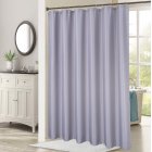US Polyester Waffle Weave Textured Grommet Top Shower Curtain Bathroom Decorations Thicken Strengthen Waterproof Fabric Bath Curtain